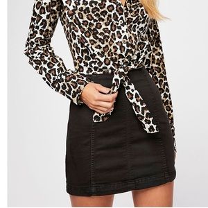 Free people mini skirt